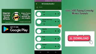 Download over 500 funny sounds on Naija comedy sounds effect. #application #android #google screenshot 5