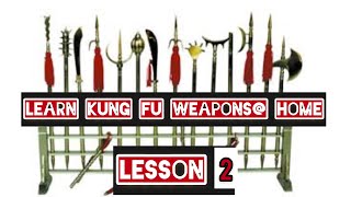 Learning kung fu weapon at home / lesson 2 , staff basics 初级棍术