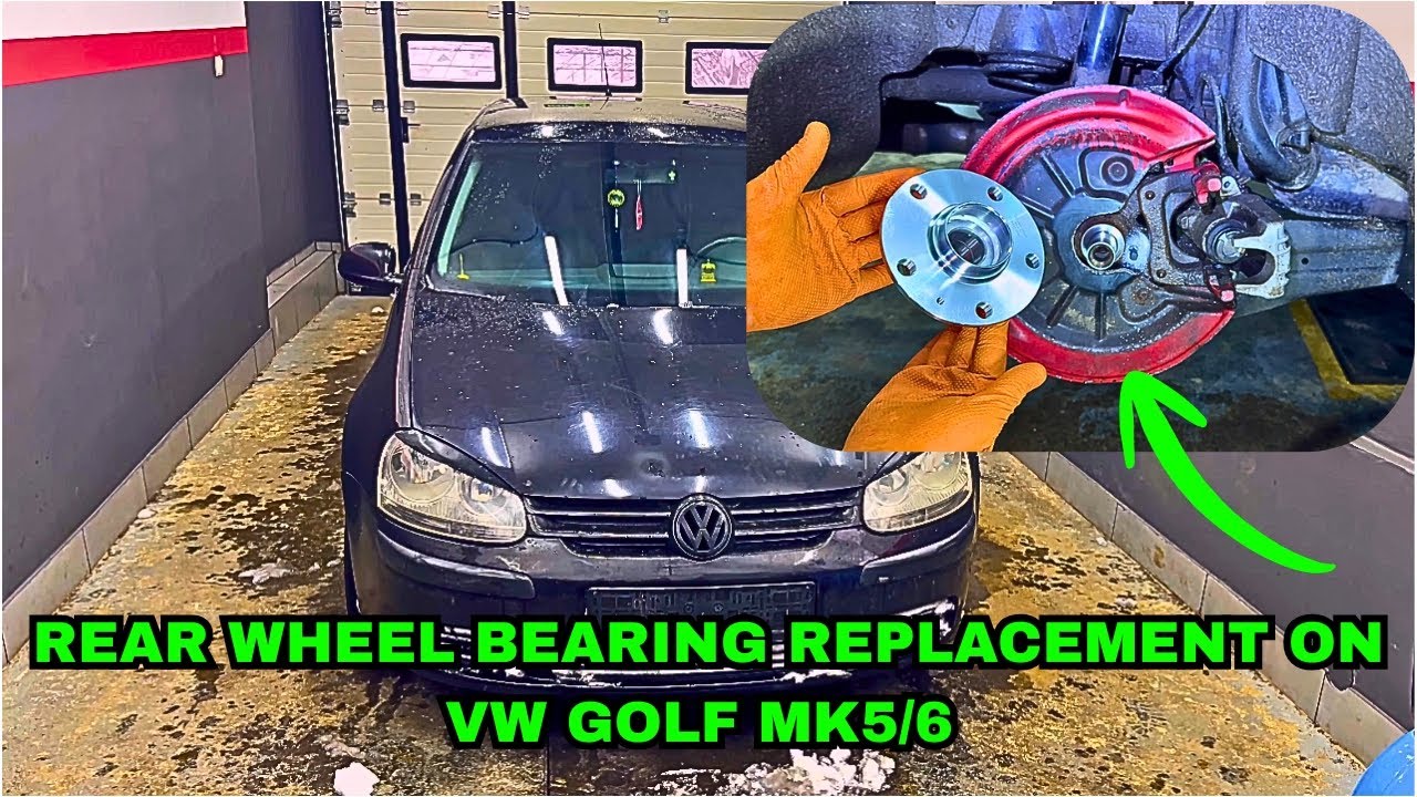 Как заменить подшипник заднего колеса на VW Golf MK5/6/SKODA/AUDI/SEAT!