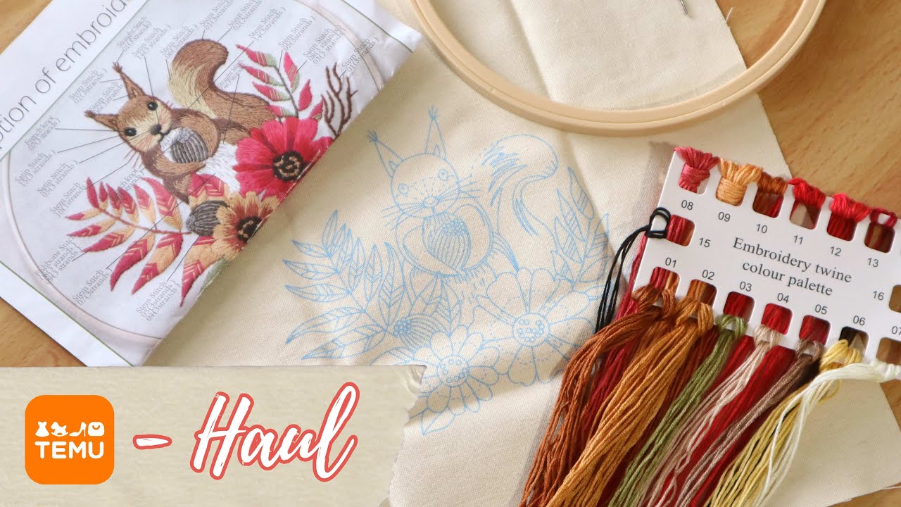 ESPAÑOL | Flosstube #75 🔶 Temu Haul Manualidades 🧵 #puntodecruz #flosstubeenespañol #temu