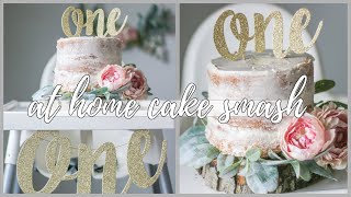 DIY CAKE SMASH PHOTO SHOOT AT HOME| FIRST BIRTHDAY CAKE SMASH|EASY TIPS AND TRICKS FOR AT HOME SHOOT