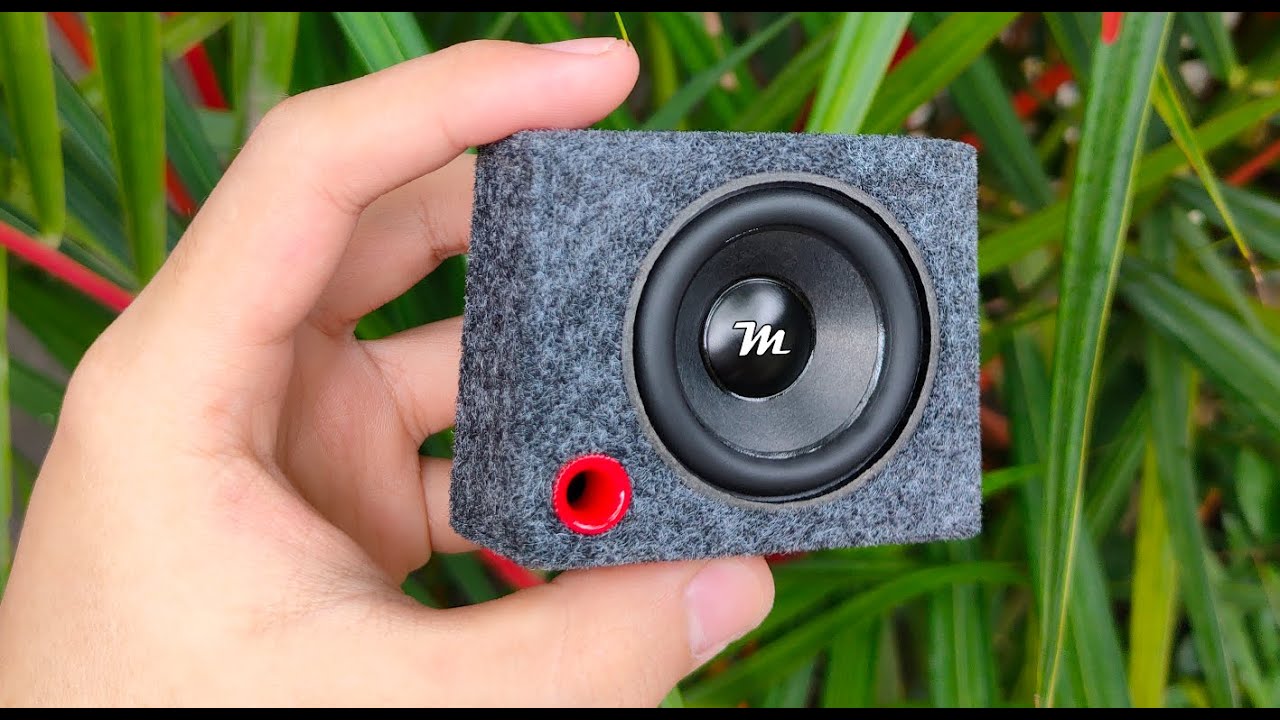 Hard Hitting Bass Mini Subwoofer YouTube