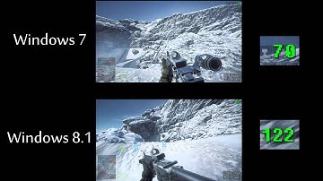 Battlefield 4 - Windows 7 vs Windows 8.1 - ULTRA SETTINGS - Small Comparison