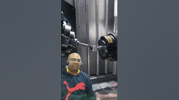 Mill-Turn Machine in Action! Turning + Milling = CNC Beast ⚙️🔥 #manufacturingprocess #cncsoftware