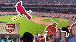VLOG: GOING TO A CARDINALS GAME/HALL OF FAME MUSEUM+STAYING AT THE FOUR SEASONS HOTEL