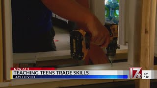 Teaching teenagers trade skills in Fayetteville
