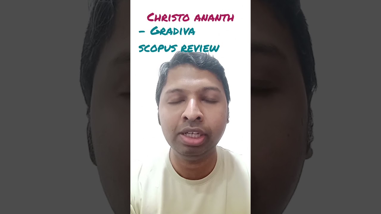 Gradiva - Scopus Review Tamil