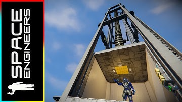 The Chain Elevator! - Space Engineers