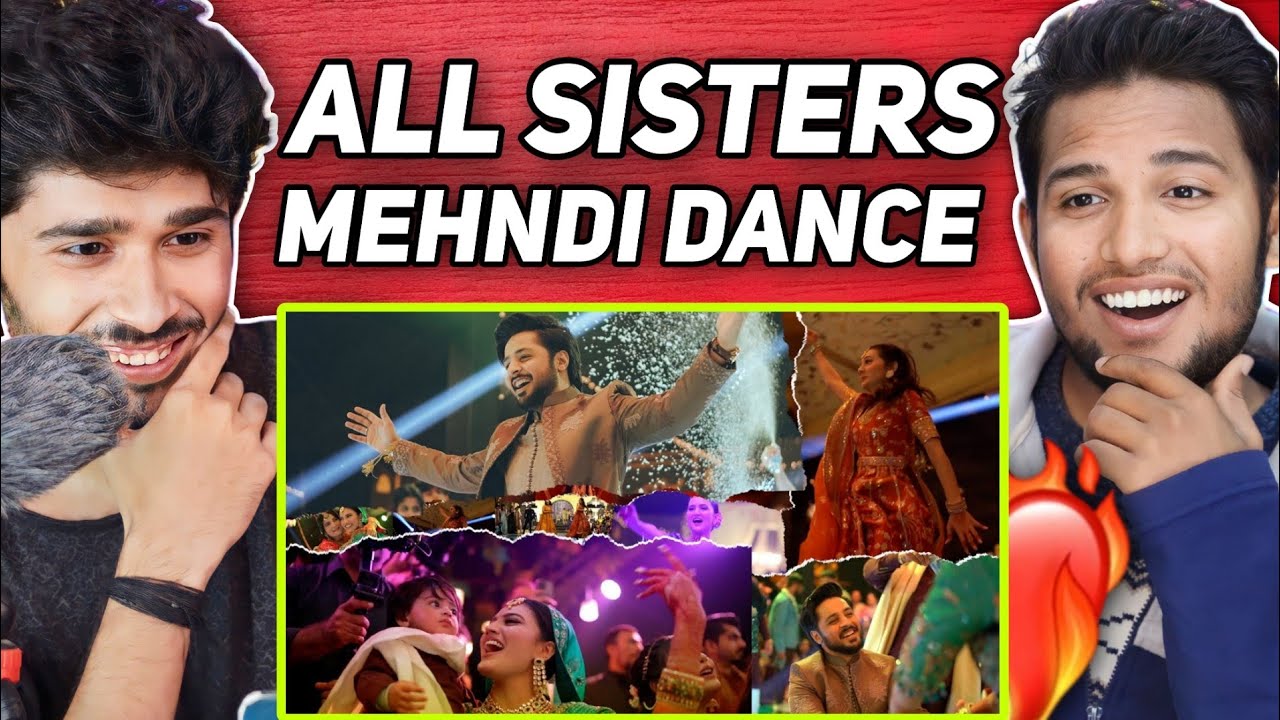 Sistrology All Sisters Mehndi Dance Performances Reaction 😍🔥 | 