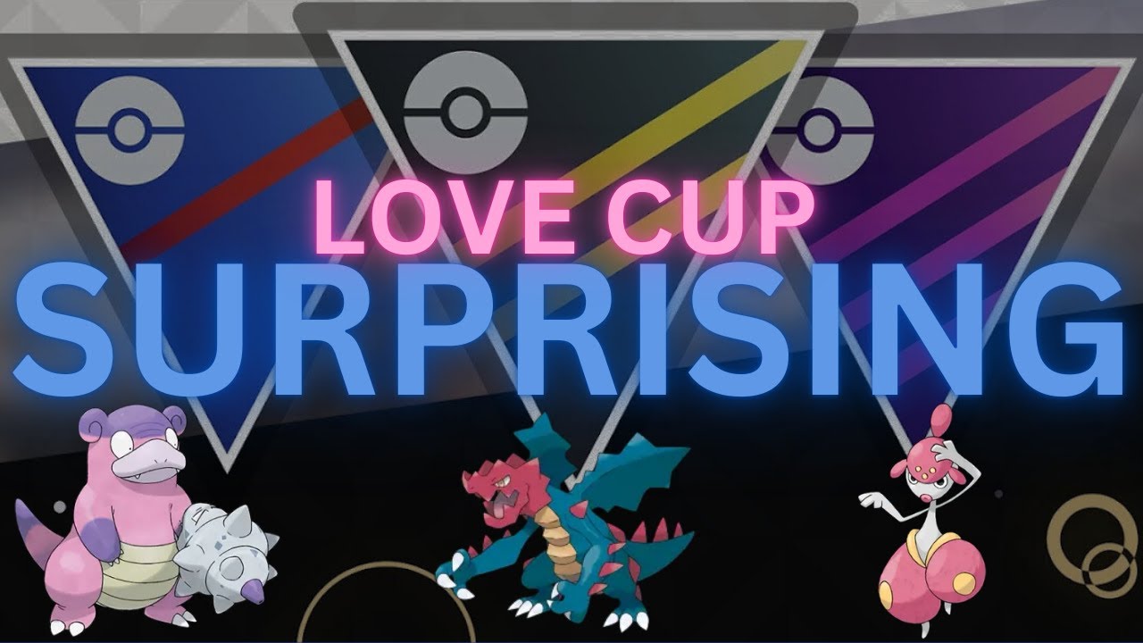 Love Cup Great League Galarian Slowbro Druddigon Medicham team is SURPRISING in PokemonGo!