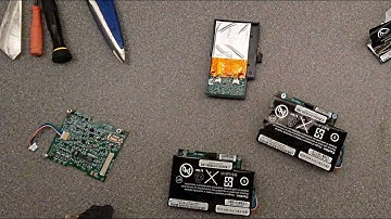 Inside an LSI / IBM RAID Card BBU Unit