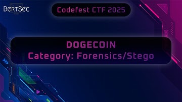 Codefest CTF 2025: DodgeCoin (Forensics/Stego)