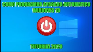 Programar apagado automatico en Windows 10 | SIN PROGRAMAS