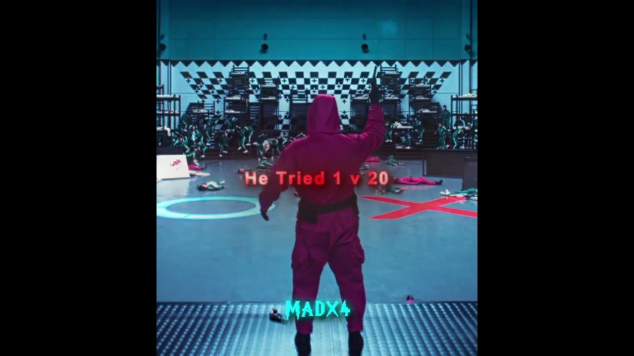 He Tried 1 V 20 Player 120 Squid Game 2 SPOOKY Super Slowed Squidgame Squidgame2