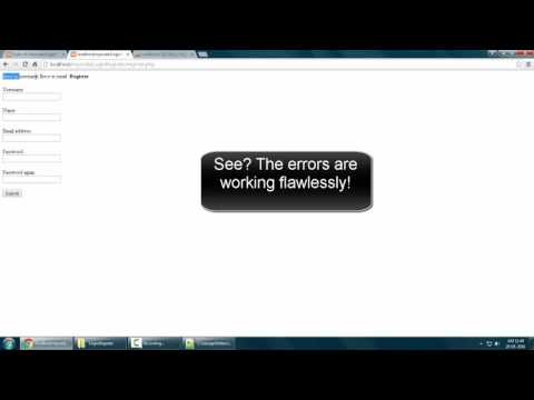 Register and Login System in PHP and MySQL (Part 4/4)