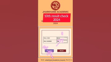 JAC BOARD 10th RESULT CHECK 2024 #shorts #youtubeshorts #short