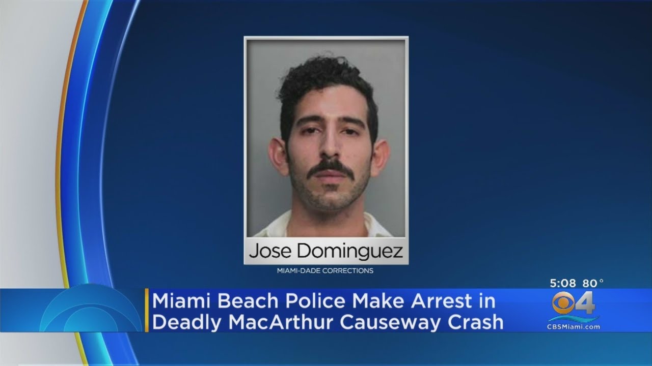 Police Make Arrest In Fatal MacArthur Causeway Crash - YouTube