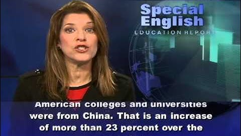 Record Number of Chinese Students in US