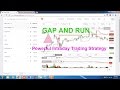 GAP and RUN - Very Powerful Intraday Trading Strategy