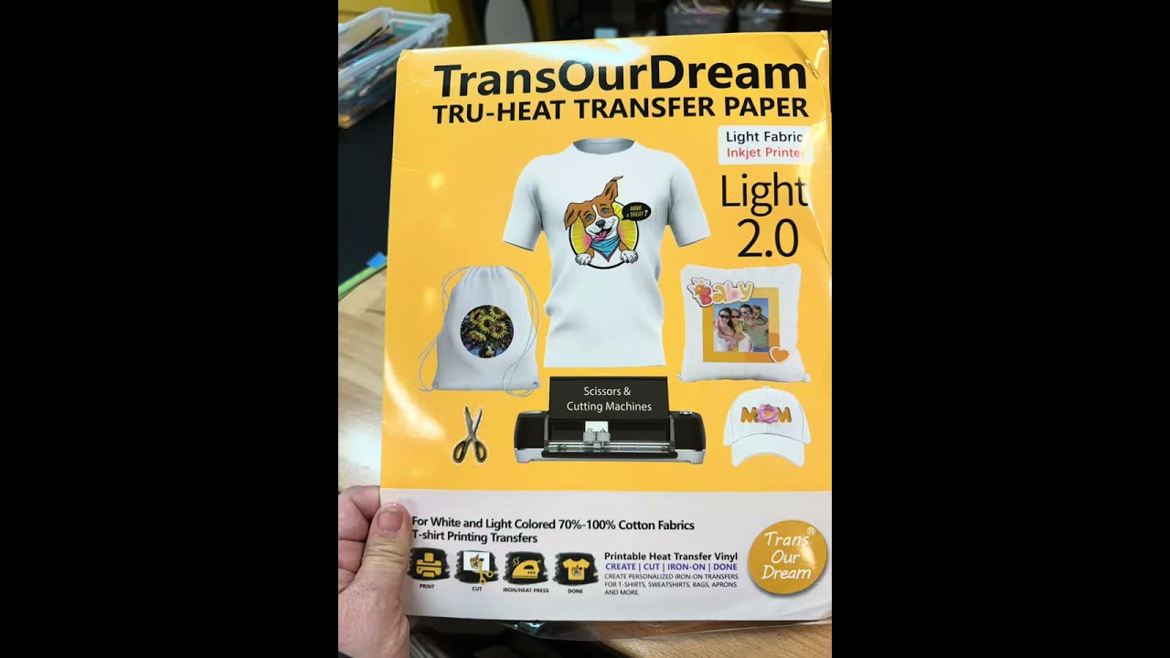 Как использовать термотрансферную бумагу Trans Our Dream