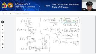 The Derivative, Slope and Rate of Change - Calculus 1 Module 4 Example 3