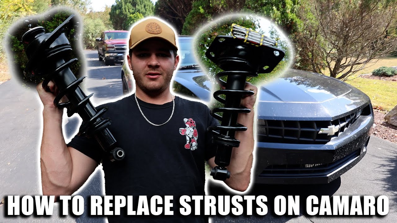 How to Replace Front & Rear Struts on Your V8 Swapped Camaro! Full DIY ...