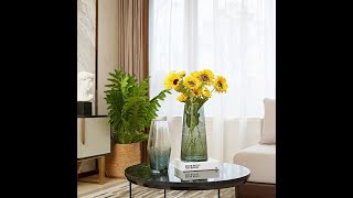 Современная стеклянная ваза постепенная для гидропоники настольная террариум стеклянные контейнеры