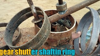 Famous gear shutter shaftin ring #gearshutterring#bahraich#khanfabrication Wealth