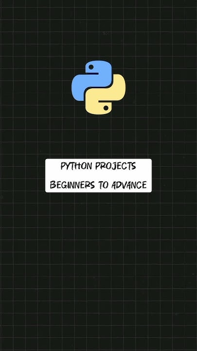 Python Project ideas | python beginners to advance - YouTube