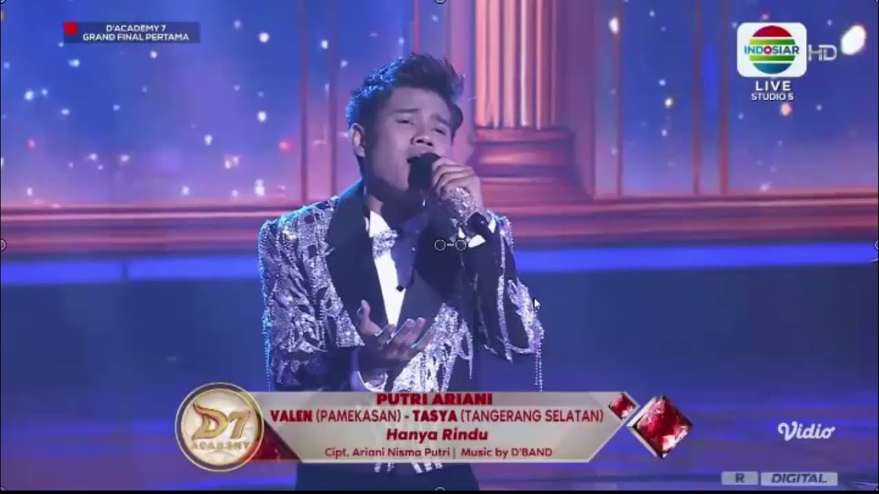 DA 7 Grand Final | Valen x Tasya x Putri Ariani — “Hanya Rindu” Tiga Suara, Satu Luka