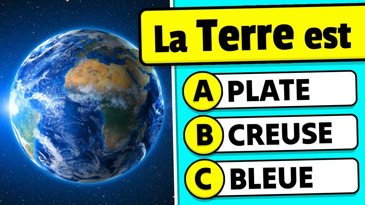 50 QUESTIONS de CULTURE GÉNÉRALE 🌍🤔 Questions et Réponses