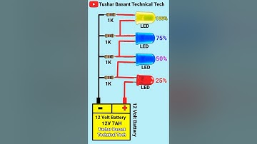 Battery Level Indicator Connection DIY Project #shorts