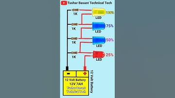 Battery Level Indicator Connection DIY Project #shorts