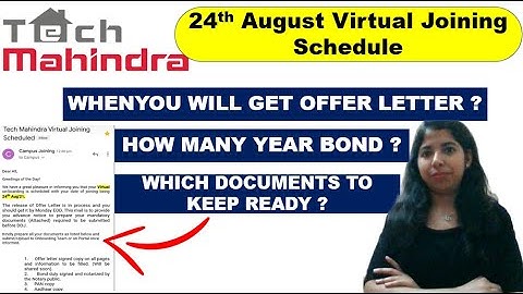 Tech Mahindra 24th Aug Pre-Onboarding | Latest Email & Documents Details | Tech Mahindra Elevate