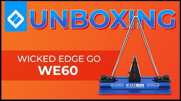 GLOBAL FIRST UNBOXING OF THE WICKED EDGE GO WE60 PRECISION KNIFE SHARPENING SYSTEM