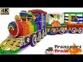 DIY - How To Make Transport Train for Pet From Magnetic Balls (Satisfying Relax) | Magnet Satisfying