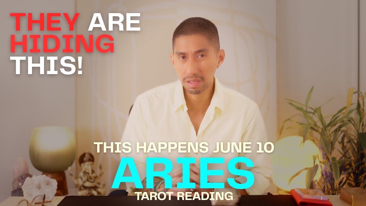 ARIES 😖 THEY HAVE BEEN HIDING THIS SECRET FROM YOU! JUNE TAROT CARD READING