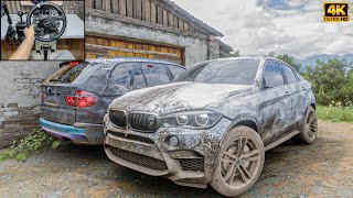 Rebuilding BMW X6 M & BMW X5 M | Forza Horizon 5 | Steering Wheel gameplay screenshot 1