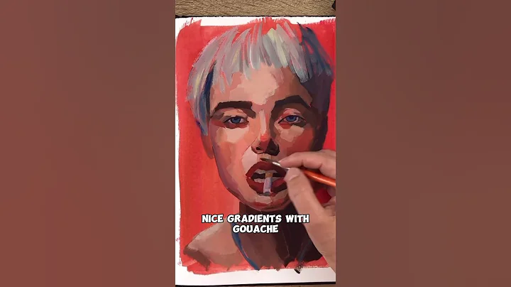 Here's Why Gouache Beats Acrylic Every Time! #shorts