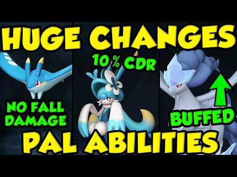 MASSIVE PALWORLD PARTNER SKILL BUFFS! All New Partner Skills - Palworld 1.0 Abilities Explained