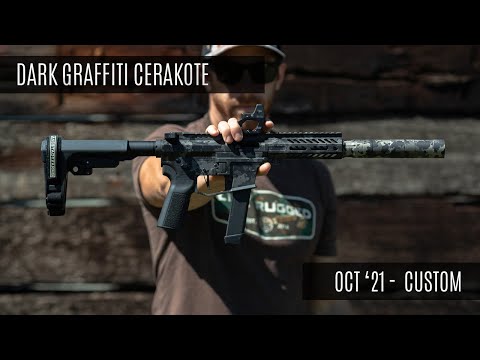 UDP-9 Pistol in Dark Graffiti Cerakote + Obsidian9