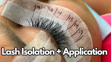 How To Isolate For Eyelash Extensions | Beginner Lash Tech Tips | Arison Lashes