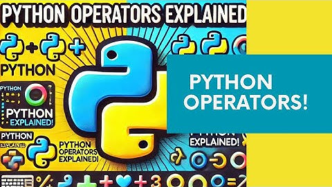 What are the operators in Python? Part 2 ( comparison operator)