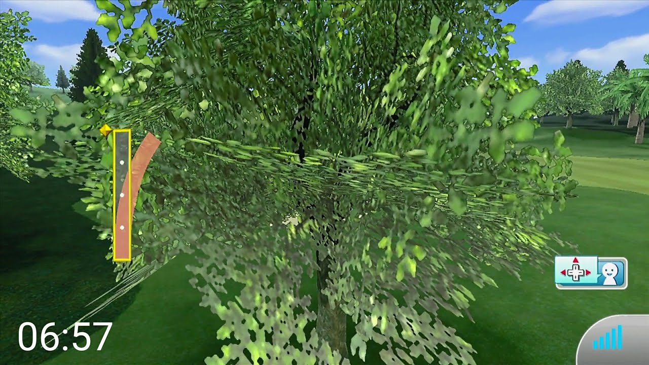 Wii Sports Online playing golf on wiiu resort course YouTube