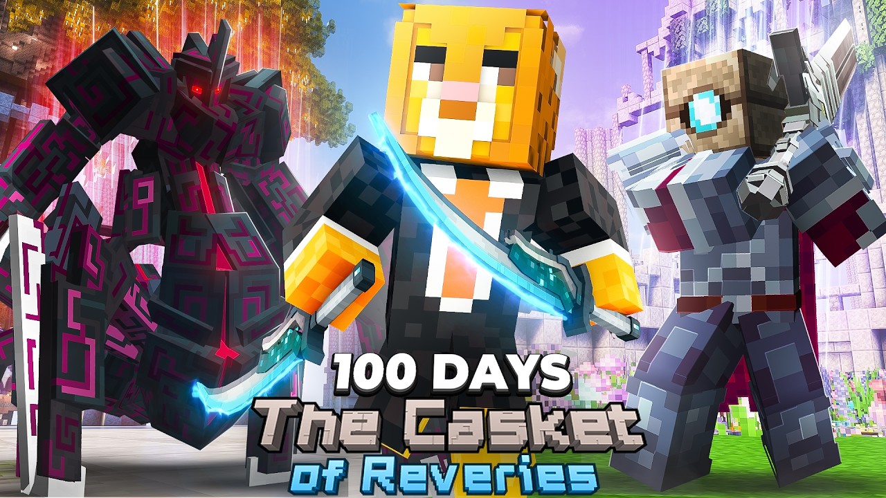 I Spent 100 Days Beating a AAA RPG Inside of Minecraft
