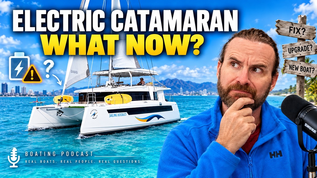 ⁣What’s REALLY Happening With My Electric Catamaran? | Viewer Q&A