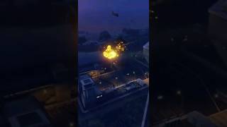 Grand Theft Auto Five Airplane Is Shot Down By The Military