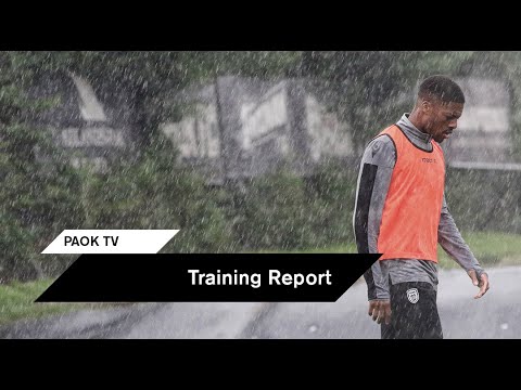 Training in the... rain - PAOK TV