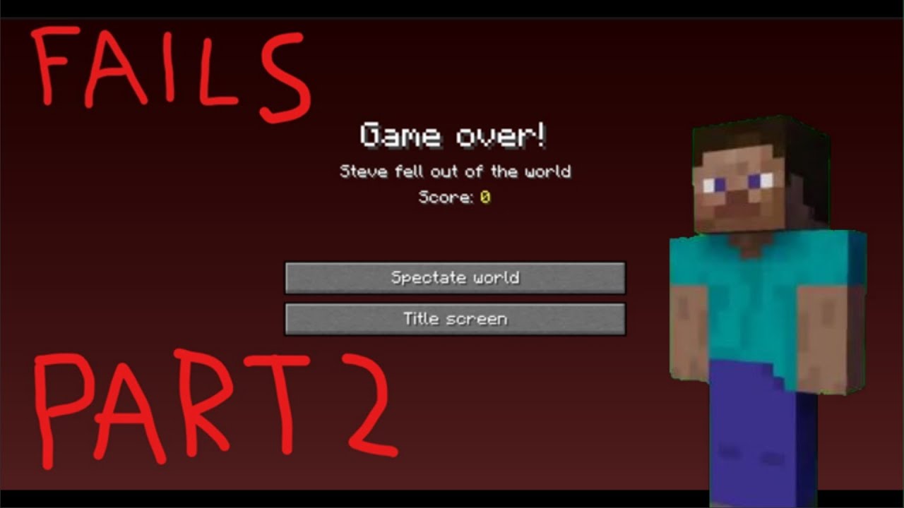 Minecraft Funny Moments And Fails Part 2! - YouTube
