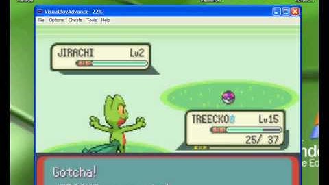 How to catch Rare Pokemon on Visual Boy Advance Pokemon Emerald using Gameshark